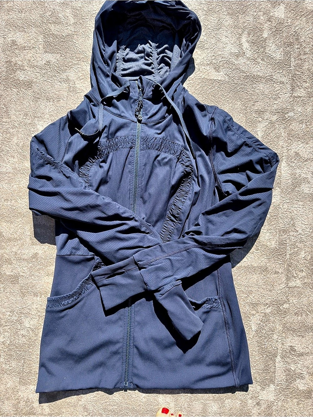 Lululemon Nulu Hooded Define Jacket *Ruched Blue